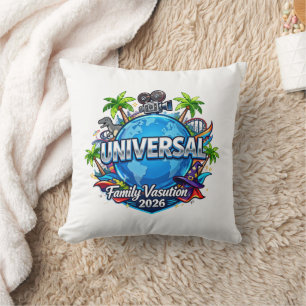 Aangepaste Universal Florida Familie Vakantie 2026 Kussen