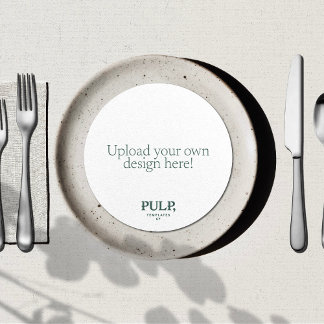 Aangepaste upload uw eigen ronde menu kaart