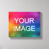 Aangepaste Upload Van Uw Afbeelding Foto Logo Canvas Afdruk (Voorkant)