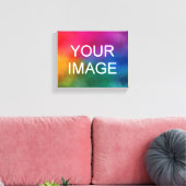 Aangepaste Upload Van Uw Afbeelding Foto Logo Canvas Afdruk (Insitu (Woonkamer))