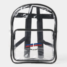 Aangepaste USA Heritage 3D heldere stadionrugzak