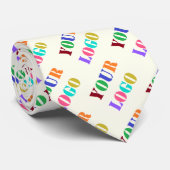 Aangepaste uw bedrijf Logo Business Stropdas (Opgerold)