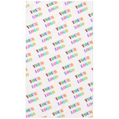 Aangepaste uw bedrijf Logo Business tafelkleed (Voorkant)