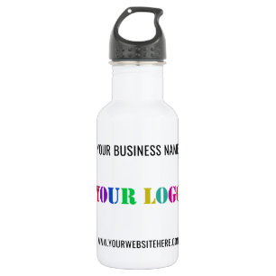 Aangepaste uw bedrijf Logo en tekst waterfles