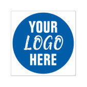 Aangepaste uw bedrijf Logo Round Zelfinktende Stempel (Design)