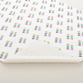 Aangepaste uw bedrijf Logo Sherpa Blanket Sjabloon Sherpa Deken (3/4)