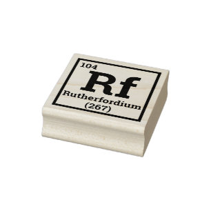 Aangepaste uw element Periodieke tabel van element Rubberstempel