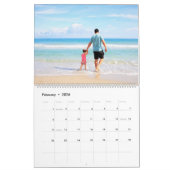 Aangepaste uw favoriete fotokalender met tekst kalender (Feb 2026)