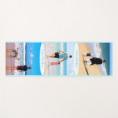 Aangepaste uw foto collage tekst yoga mat cadeau (Voorkant (horizontaal))