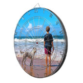 Aangepaste uw foto gepersonaliseerde dart board dartbord (Voorkant Rechts)