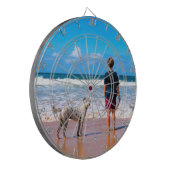Aangepaste uw foto gepersonaliseerde dart board dartbord (Voorkant Links)