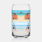 Aangepaste uw fotocollage gepersonaliseerd blikvorm glas (Links)