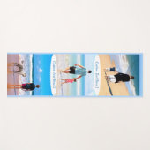 Aangepaste uw Fotocollage Yoga Mat Gift met Tekst (Voorkant (horizontaal))