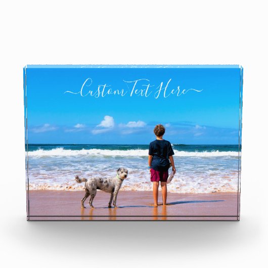 Aangepaste uw foto's gepersonaliseerd fotoblok (Voorkant)