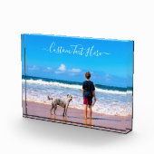 Aangepaste uw foto's gepersonaliseerd fotoblok (Rechts)