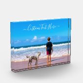 Aangepaste uw foto's gepersonaliseerd fotoblok (Links)