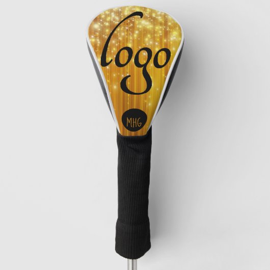 Aangepaste Uw Logo, Monogrammed Golfhoofd Hoesje Golfheadcover (Voorkant)