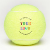 Aangepaste uw Logo promotionele zakelijke tennisba Tennisballen (Voorkant)