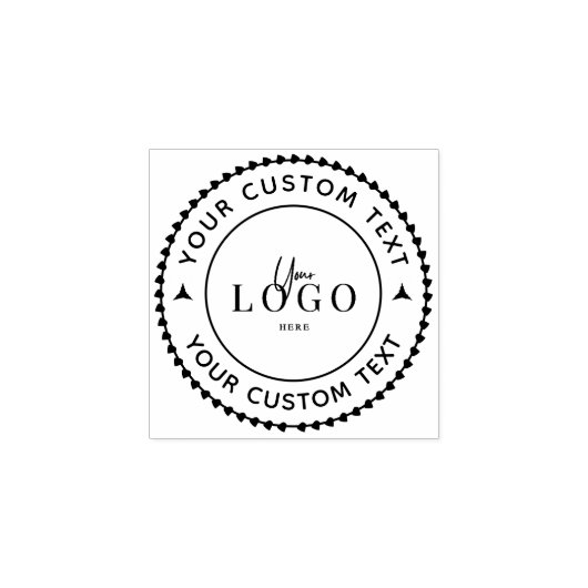 Aangepaste uw Logo Rubber Stamp Rubberstempel (Afrduk)