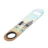 Aangepaste uw Photo Bar Key gepersonaliseerd cadea Speed Flessenopener (Voorkant Gekanteld)