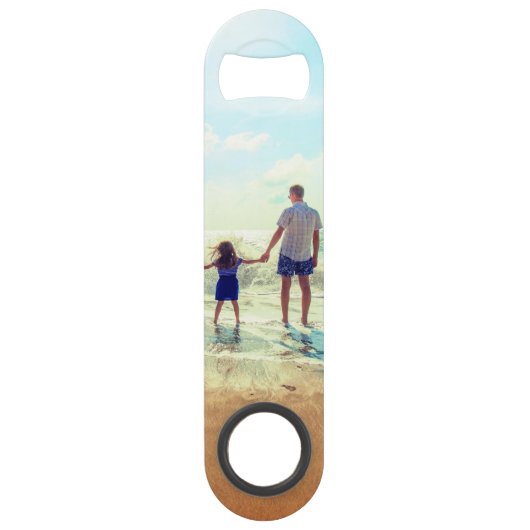 Aangepaste uw Photo Bar Key gepersonaliseerd cadea Speed Flessenopener (Voorkant)