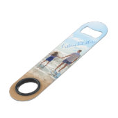 Aangepaste uw Photo Bar Key met Tekst Speed Flessenopener (Achterkant Gekanteld)