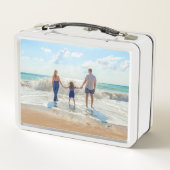 Aangepaste uw Photo Metal Lunch Box gepersonalisee (Achterkant)