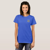 Aangepaste uw QR-code en tekstnaam Business T-shir T-shirt (Voorkant volledig)