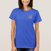 Aangepaste uw QR-code en tekstnaam Business T-shir T-shirt (Voorkant)