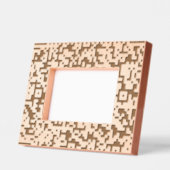 Aangepaste uw QR-code Modern design geëtste Lijste Gegraveerde Lijstjes (Links)