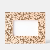 Aangepaste uw QR-code Modern design geëtste Lijste Gegraveerde Lijstjes (Voorkant)
