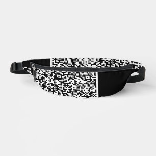 Aangepaste uw QR Code Scan Fanny Pack - Kies kleur Heuptasje