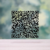 Aangepaste uw QR-code Scan gepersonaliseerd acryl  Acryl Bord (Neutraal)