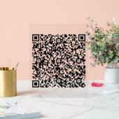 Aangepaste uw QR-code Scan gepersonaliseerd acryl  Acryl Bord (Huwelijk)
