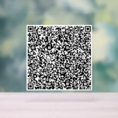 Aangepaste uw QR-code Scan gepersonaliseerd acryl Bord (Neutraal)