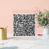 Aangepaste uw QR-code Scan gepersonaliseerd acryl Bord (Huwelijk)