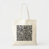 Aangepaste uw QR-code Scan gepersonaliseerde Canva Tote Bag (Voorkant)
