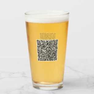 Aangepaste uw QR-code scaninfo gepersonaliseerd gl Glas