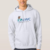 Aangepaste UWC-vlinder voor- en achterkant Hoodie (Voorkant)