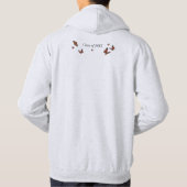 Aangepaste UWC-vlinder voor- en achterkant Hoodie (Achterkant)