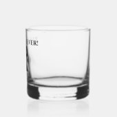 Aangepaste vader & dochter foto whisky glas (Links)
