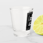 Aangepaste vader van de bride shot glas (Links)