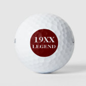 Aangepaste Vader Verjaardag Golfer Elk jaar Legend Golfballen (Voorkant)