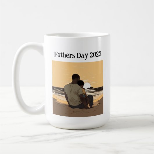 Aangepaste vaderdag 2023 Mok (Links)