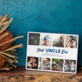 Aangepaste Vaderdag Foto Collage Beste oom ooit Fotoplaat