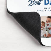 Aangepaste Vaderdag Foto Collage Beste papa ooit Muismat (Hoek)