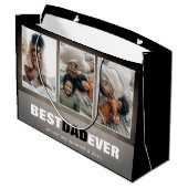 Aangepaste Vaderdag foto grote cadeau Groot Cadeauzakje (Achterkant Gekanteld)