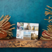 Aangepaste Vaderdag fotocollage Fotoplaat (Zijkant)