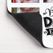 Aangepaste vaderdag Gift BEST DAD Photo Collage Muismat (Hoek)