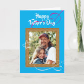Aangepaste Vaderdag Kaart met Foto – Gepersonalise (Voorkant)